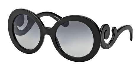 prada baroque minimal square black gray sunglasses|prada pr 27ns minimal baroque.